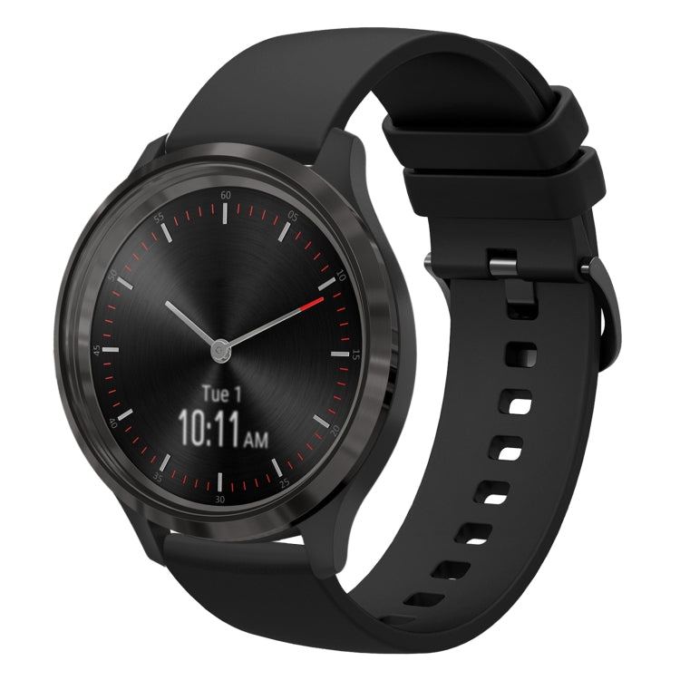 20mm Solid Color Soft Silicone Watch Band, For Garminmove 3, For Garmin VivoMove Luxe
