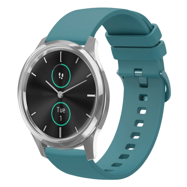 20mm Solid Color Soft Silicone Watch Band, For Garminmove 3, For Garmin VivoMove Luxe