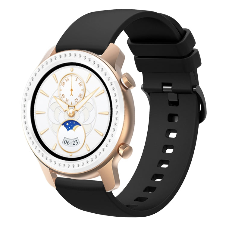 20mm Solid Color Soft Silicone Watch Band, For Amazfit BIP U, For Amazfit GTR 42mm
