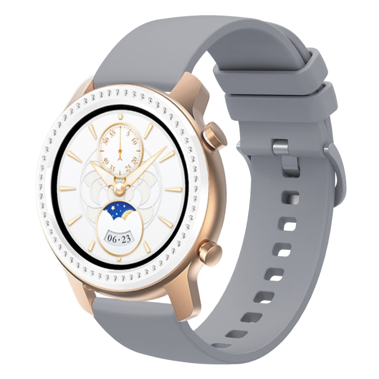 20mm Solid Color Soft Silicone Watch Band, For Amazfit BIP U, For Amazfit GTR 42mm