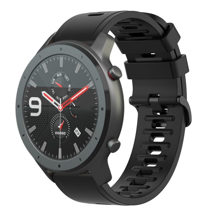20mm Solid Color Soft Silicone Watch Band, For Amazfit GTS, For Amazfit GTR 42mm
