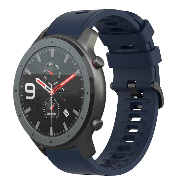 20mm Solid Color Soft Silicone Watch Band, For Amazfit GTS, For Amazfit GTR 42mm