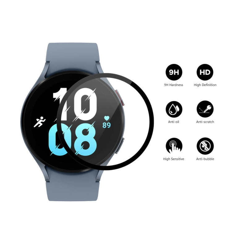 For Samsung Galaxy Watch5 44mm ENKAY 9H Full Cover Tempered Glass Watch Film, 1 PCS, 2 PCS, 5 PCS, 10 PCS