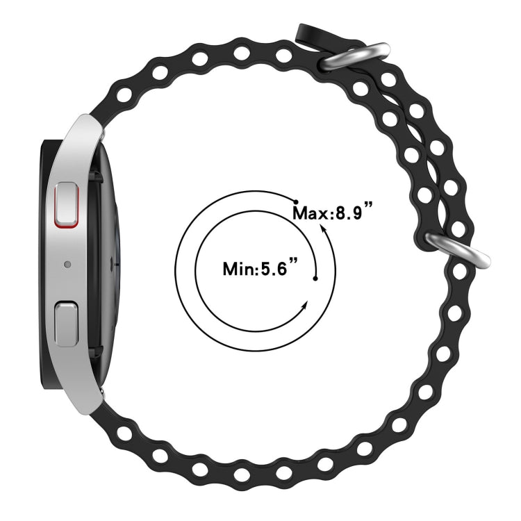 Ocean Style Solid Color Silicone Watch Band, For Amazfit GTS 4 Mini 20mm