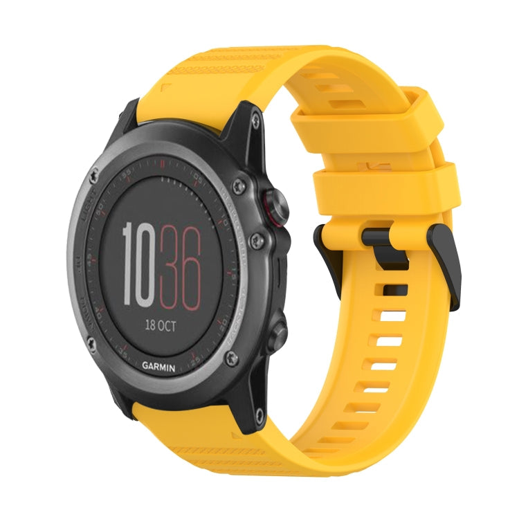 26mm Horizontal Texture Silicone Watch Band with Removal Tool, For Garmin Fenix 3, For Garmin Fenix 3 HR, For Garmin Fenix 3 Sapphire