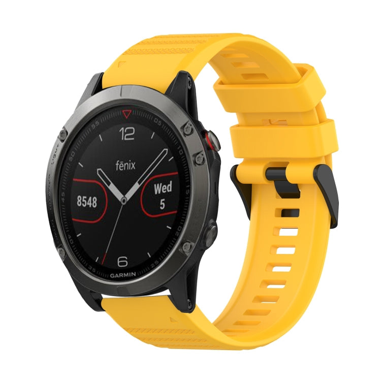 22mm Horizontal Texture Silicone Watch Band with Removal Tool, For Garmin Fenix 6 Pro GPS, For Garmin Fenix 6 Sapphire GPS, For Garmin Fenix 5