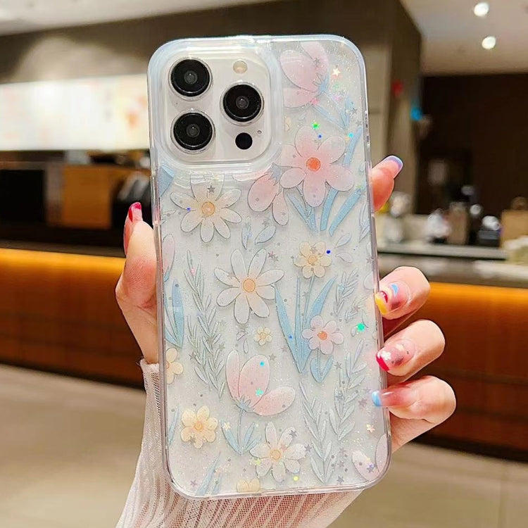 Fresh Small Floral Epoxy TPU Phone Case, For iPhone 12, For iPhone 12 Pro Max, For iPhone 12 Pro, For iPhone 11 Pro Max