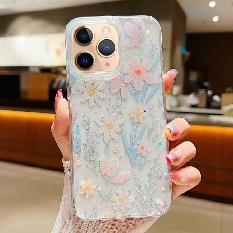 Fresh Small Floral Epoxy TPU Phone Case, For iPhone 11 Pro Max, For iPhone 11, For iPhone 11 Pro, For iPhone XR
