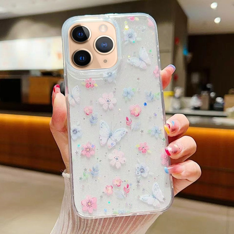 Fresh Small Floral Epoxy TPU Phone Case, For iPhone 11 Pro Max, For iPhone 11, For iPhone 11 Pro, For iPhone XR