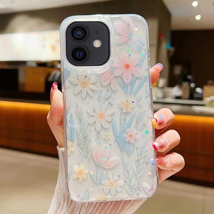 Fresh Small Floral Epoxy TPU Phone Case, For iPhone 11 Pro Max, For iPhone 11, For iPhone 11 Pro, For iPhone XR