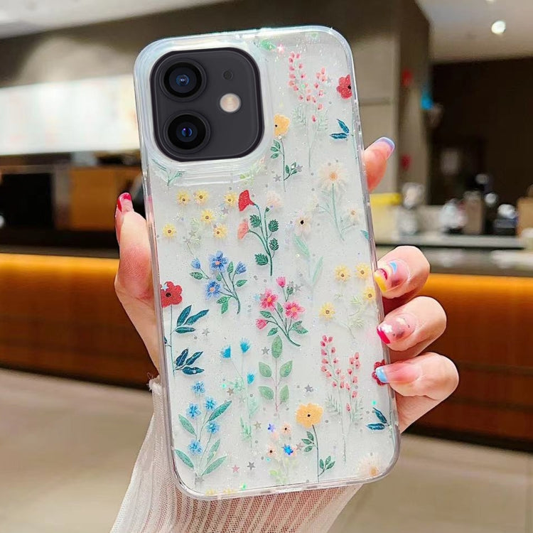Fresh Small Floral Epoxy TPU Phone Case, For iPhone 11, For iPhone 11 Pro, For iPhone XR, For iPhone XS Max
