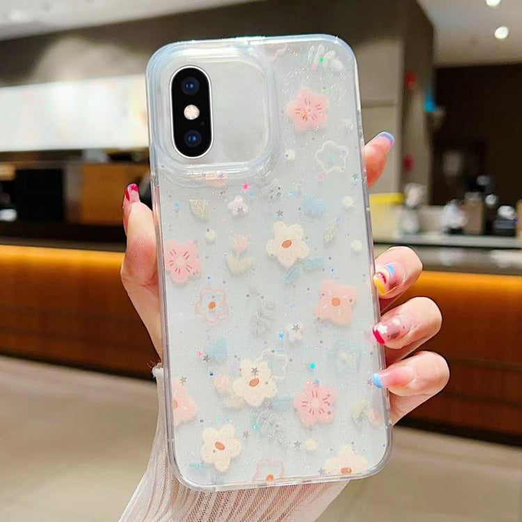 Fresh Small Floral Epoxy TPU Phone Case, For iPhone 11, For iPhone 11 Pro, For iPhone XR, For iPhone XS Max