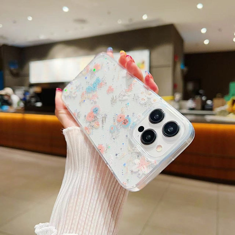 Fresh Small Floral Epoxy TPU Phone Case, For iPhone 11 Pro Max, For iPhone 11, For iPhone 11 Pro, For iPhone XR