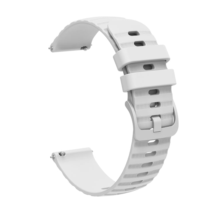 20mm Wavy Dot Pattern Solid Color Silicone Watch Band, For Garminmove Style, For Garmin Forerunner 645 Music