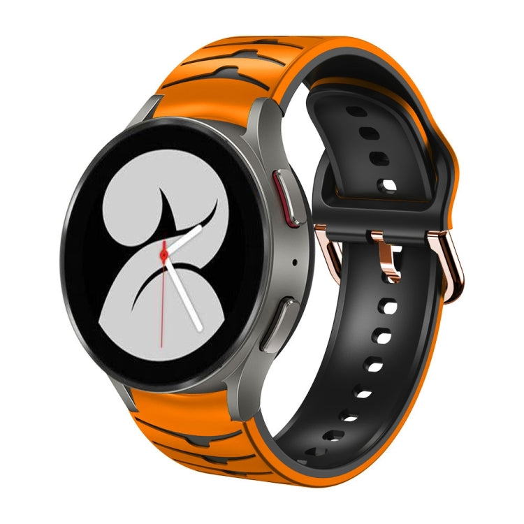 Curved Texture Silicone Watch Band, For Samsung Galaxy Watch 4 40mm