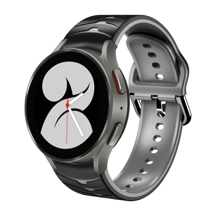 Curved Texture Silicone Watch Band, For Samsung Galaxy Watch 4 40mm