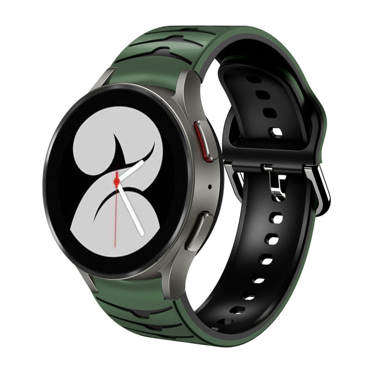 Curved Texture Silicone Watch Band, For Samsung Galaxy Watch 4 40mm