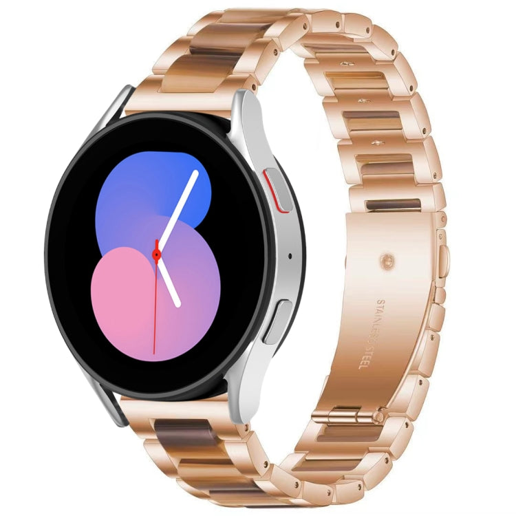 Interbead Resin Metal Watch Band, For Galaxy Watch 5 40 / 44mm