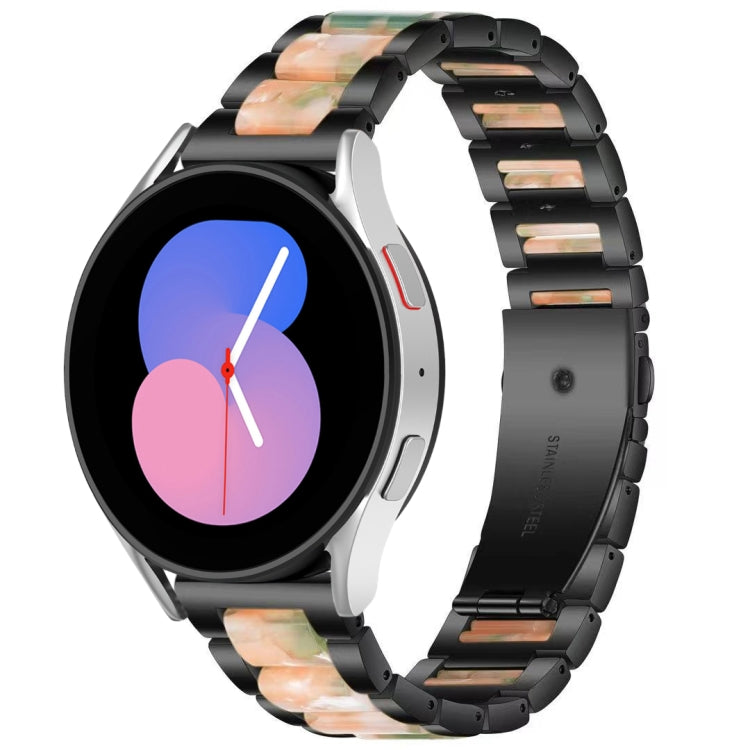 Interbead Resin Metal Watch Band, For Galaxy Watch 5 40 / 44mm