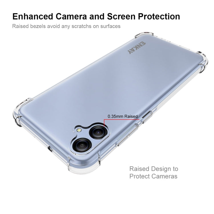 ENKAY Hat-Prince Clear TPU Shockproof Phone Case, For Samsung Galaxy A04e 4G, For Samsung Galaxy A34, For Samsung Galaxy A54 5G