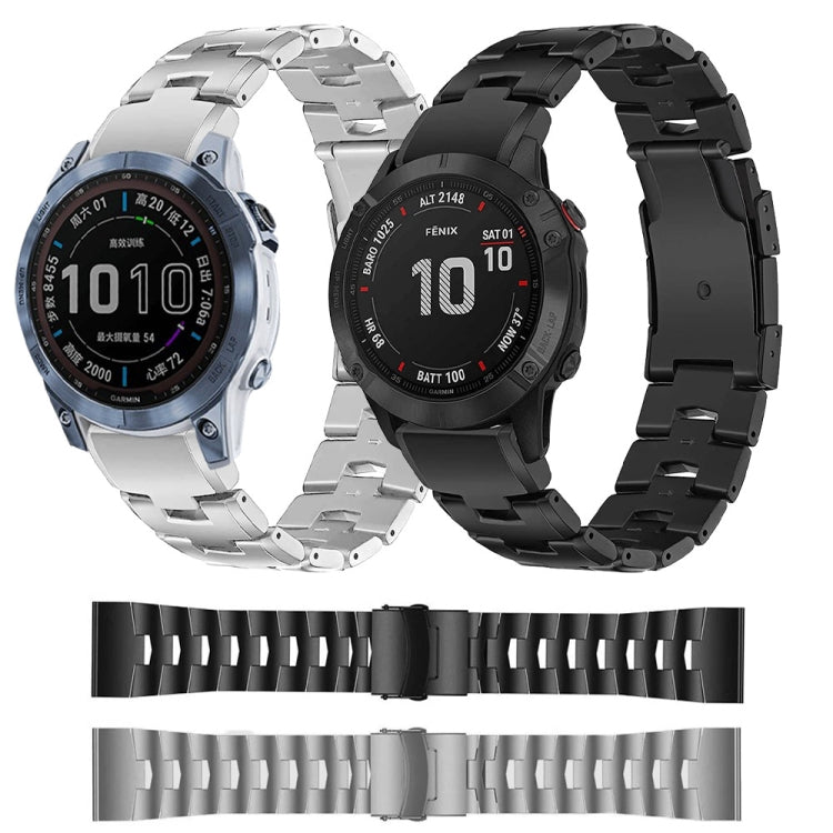 22mm Titanium Alloy Quick Release Watch Band, For Garmin Fenix 7, For Garmin Fenix 7 Solar, For Garmin Fenix 7 Sapphire Solar, For Garmin EPIX Gen 2, For Garmin Instinct 2, For Garmin Instinct, For Garmin Descent G1, For Garmin Approach S62...