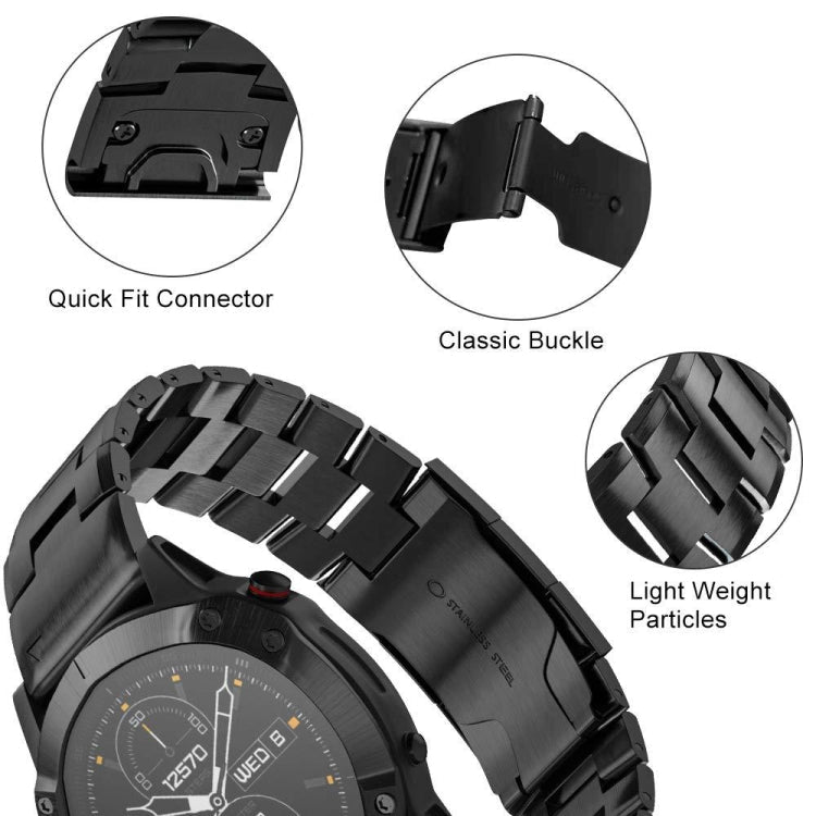 22mm Titanium Alloy Quick Release Watch Band, For Garmin Fenix 7, For Garmin Fenix 7 Solar, For Garmin Fenix 7 Sapphire Solar, For Garmin EPIX Gen 2, For Garmin Instinct 2, For Garmin Instinct, For Garmin Descent G1, For Garmin Approach S62...