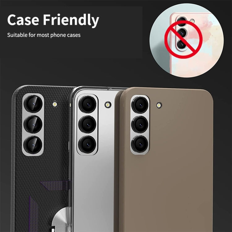 For Samsung Galaxy S23 5G / S23+ 5G ENKAY Hat-Prince 9H Rear Camera Lens Aluminium Alloy + Tempered Glass Full Coverage Protector, For Samsung Galaxy S23 5G / S23+ 5G