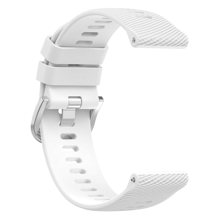 20mm Cross Textured Solid Color Silicone Watch Band, For Garmin Forerunner 55, For Garmin Venu