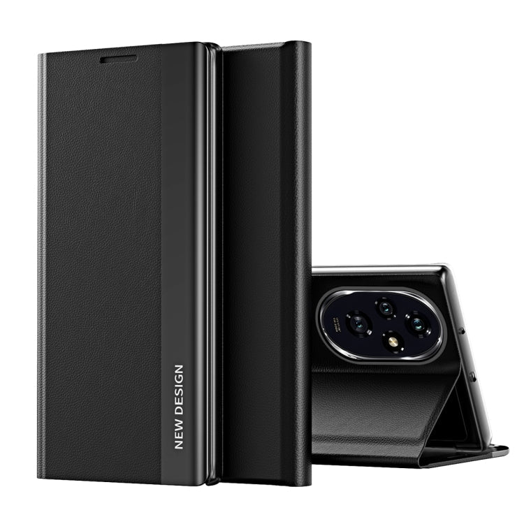 Side Electroplated Adsorption Leather Phone Case, For Honor 200, For Honor 200 Pro, For Honor 200 Lite Global