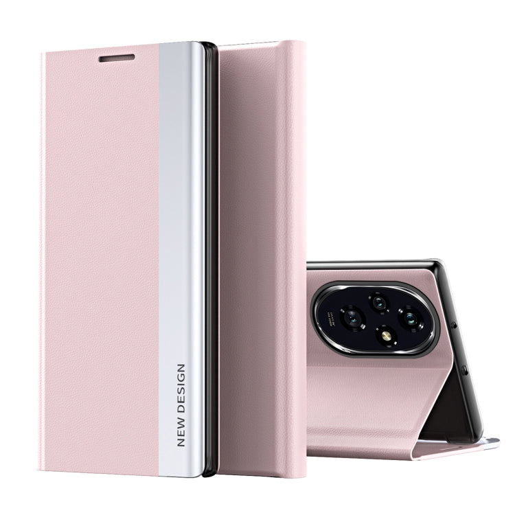 Side Electroplated Adsorption Leather Phone Case, For Honor 200, For Honor 200 Pro, For Honor 200 Lite Global