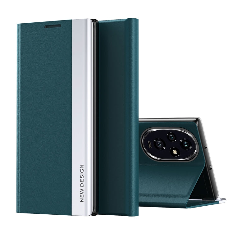 Side Electroplated Adsorption Leather Phone Case, For Honor 200, For Honor 200 Pro, For Honor 200 Lite Global