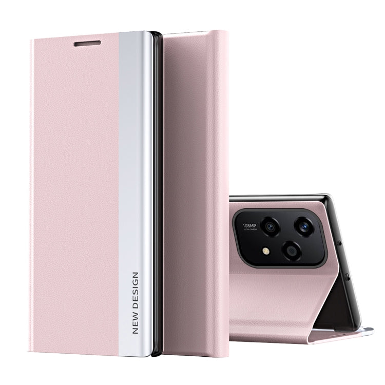 Side Electroplated Adsorption Leather Phone Case, For Honor 200, For Honor 200 Pro, For Honor 200 Lite Global