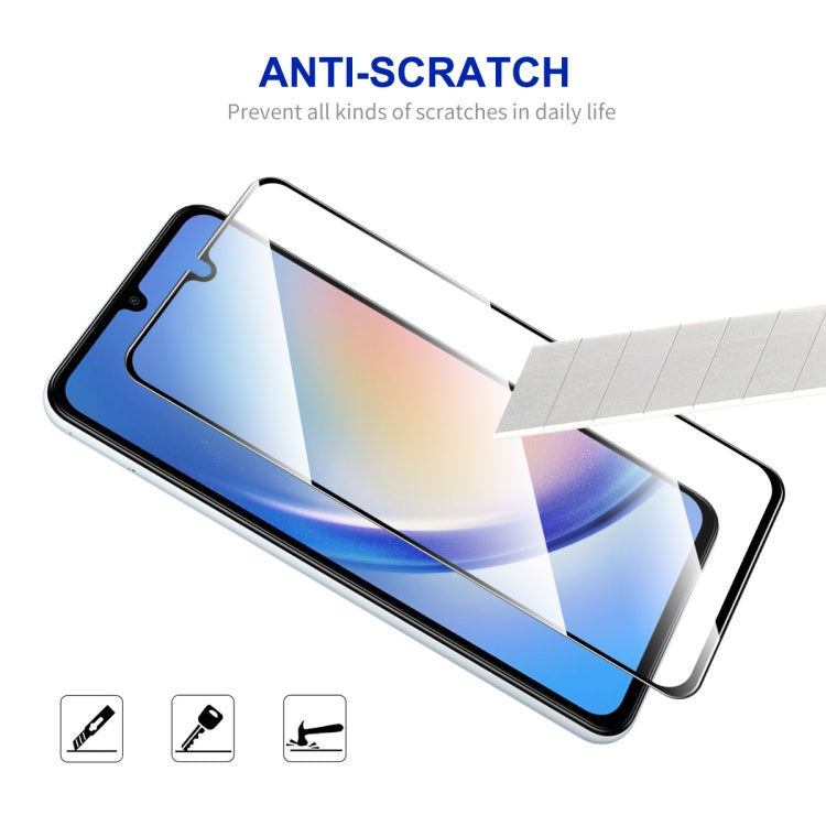 For Samsung Galaxy A34 5G / M34 / F34 ENKAY Hat-Prince Full Glue High Aluminum-silicon Tempered Glass Film, For Samsung Galaxy A34 5G / M34 / F34(1pc), For Samsung Galaxy A34 5G / M34 / F34(2pcs), For Samsung Galaxy A34 5G / M34 / F34(5pcs)            ...