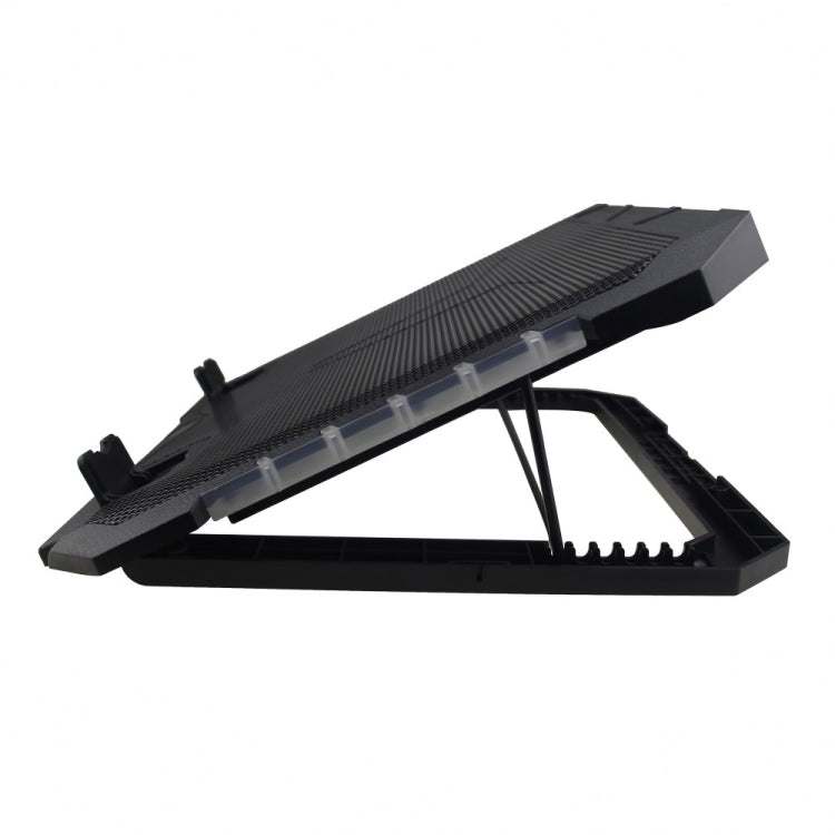 S900 Dual USB Ports Adjustable Height RGB Laptop Cooling Pad Stand, S900