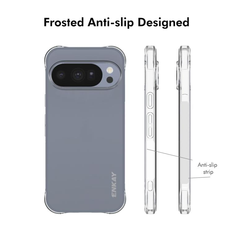 ENKAY Hat-Prince Transparent TPU Shockproof Phone Case, For Google Pixel 10a, For Google Pixel 9a, For Google Pixel 9 Pro, For Google Pixel 9, For Google Pixel 8a, For Google Pixel 8 Pro, For Google Pixel 8