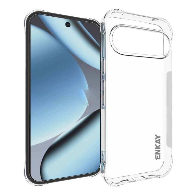 ENKAY Hat-Prince Transparent TPU Shockproof Phone Case, For Google Pixel 10a, For Google Pixel 9a, For Google Pixel 9 Pro, For Google Pixel 9, For Google Pixel 8a, For Google Pixel 8 Pro, For Google Pixel 8