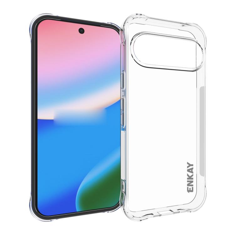 ENKAY Hat-Prince Transparent TPU Shockproof Phone Case, For Google Pixel 10a, For Google Pixel 9a, For Google Pixel 9 Pro, For Google Pixel 9, For Google Pixel 8a, For Google Pixel 8 Pro, For Google Pixel 8