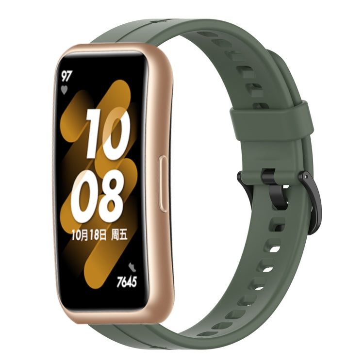 Solid Color Silicone Watch Band, For Huawei Band 7, For Huawei Band 6