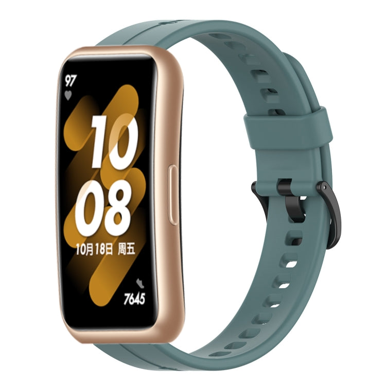 Solid Color Silicone Watch Band, For Huawei Band 7, For Huawei Band 6
