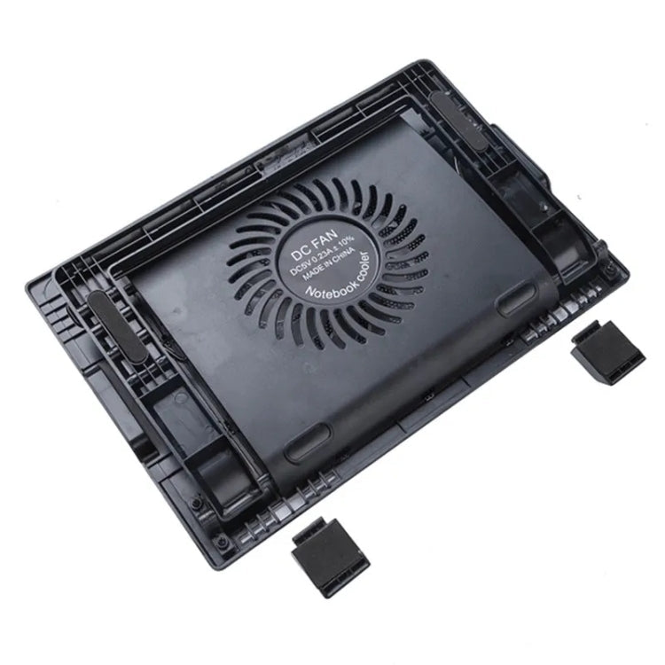 NB339 USB Desktop 5-Gear Adjustable Height Laptop Cooling Base, NB339