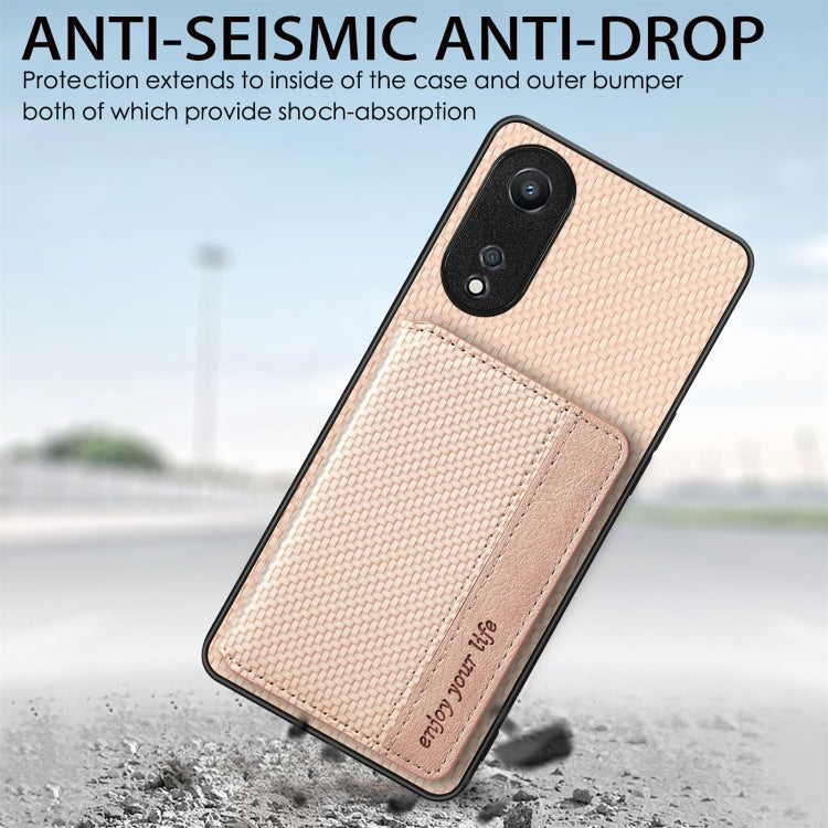 Carbon Fiber Magnetic Card Bag Phone Case, For OPPO A74 5G, For OPPO A78, For OPPO A94 5G, For OPPO Find X6 Pro
