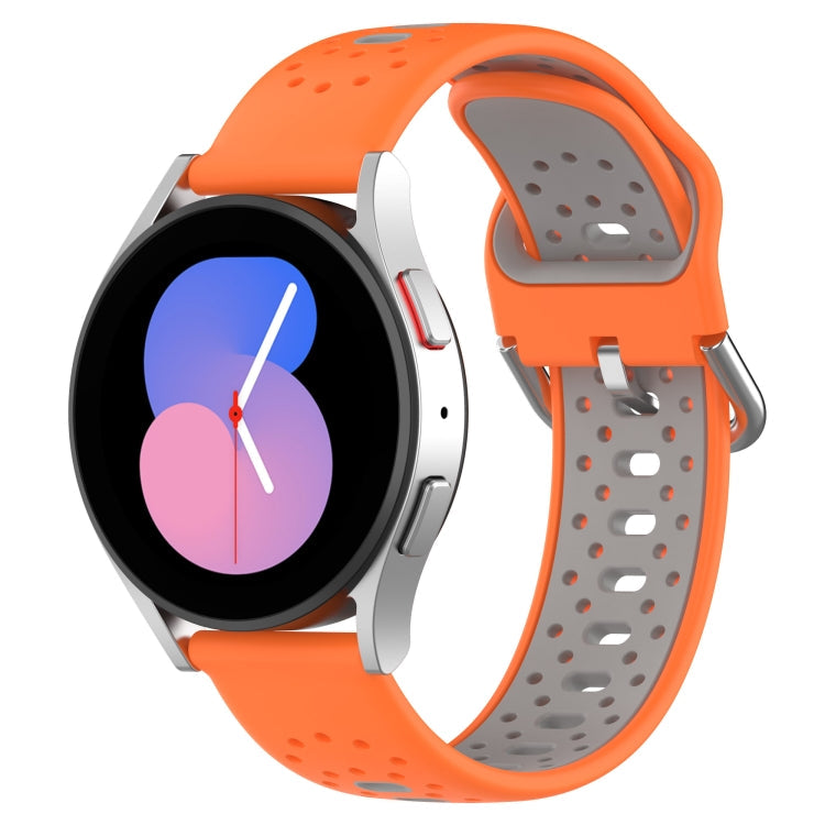 20mm Breathable Two-Color Silicone Watch Band, For Huawei Watch 2