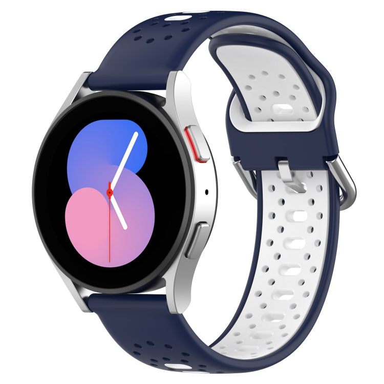 20mm Breathable Two-Color Silicone Watch Band, For Huawei Watch 2