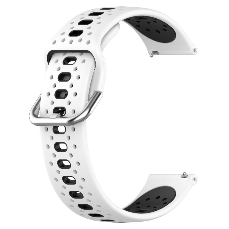 20mm Breathable Two-Color Silicone Watch Band, For Honor Watch ES