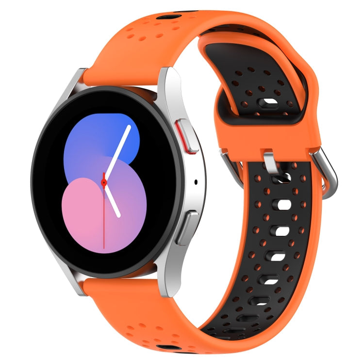 20mm Breathable Two-Color Silicone Watch Band, For Honor Watch ES