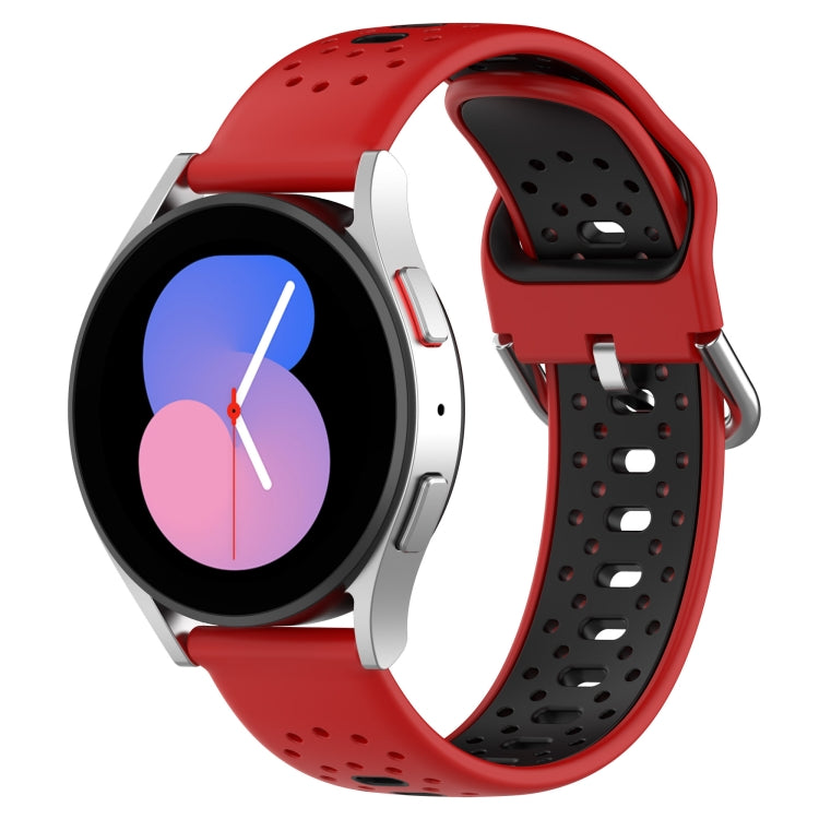 20mm Breathable Two-Color Silicone Watch Band, For Honor Watch ES