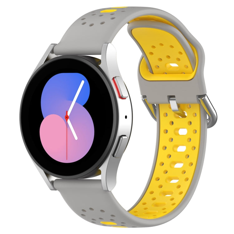 20mm Breathable Two-Color Silicone Watch Band, For Honor Watch ES