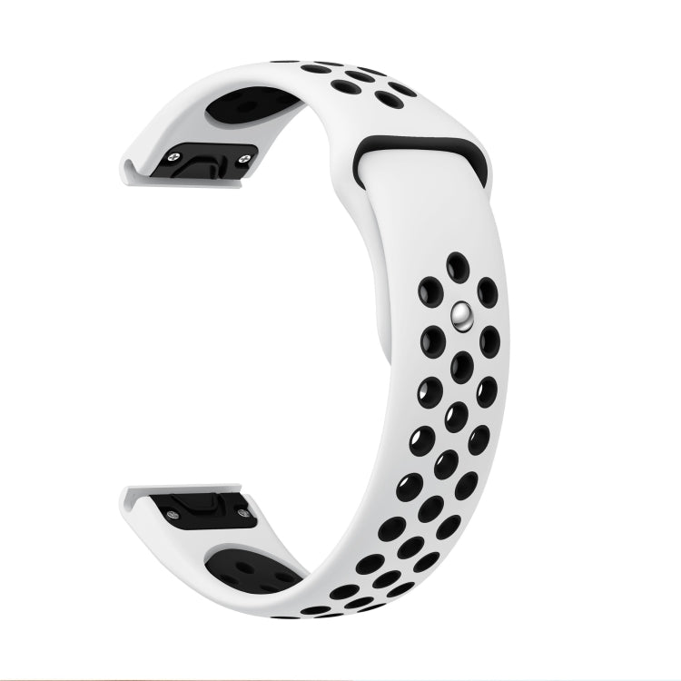 22mm Sports Breathable Silicone Watch Band, For Garmin MARQ Athlete Gen 2, For Garmin Instinct Crossover