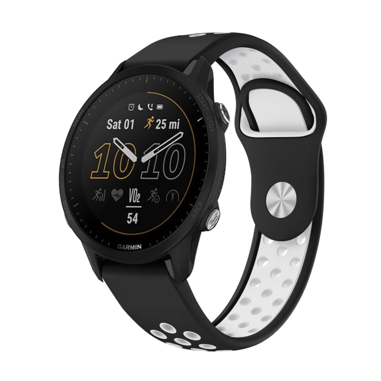 22mm Sports Breathable Silicone Watch Band, For Garmin Quatix 5 Sapphire, For Garmin Forerunner 955