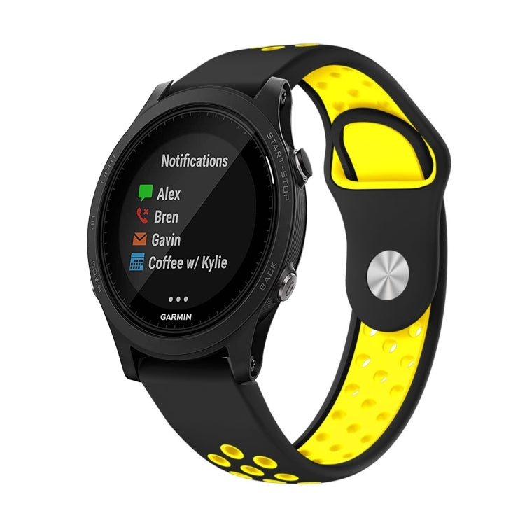 22mm Sports Breathable Silicone Watch Band, For Garmin Forerunner 945, For Garmin Forerunner 935